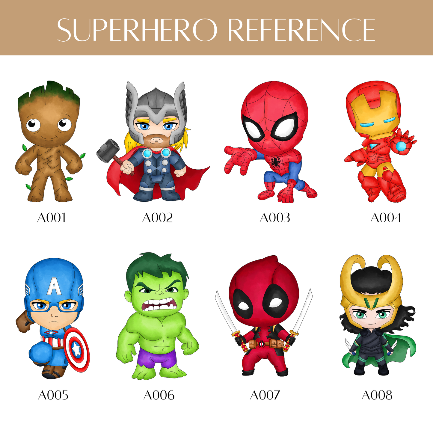 Custom Face Avengers Cupcake Toppers – Personalized Birthday Fun!