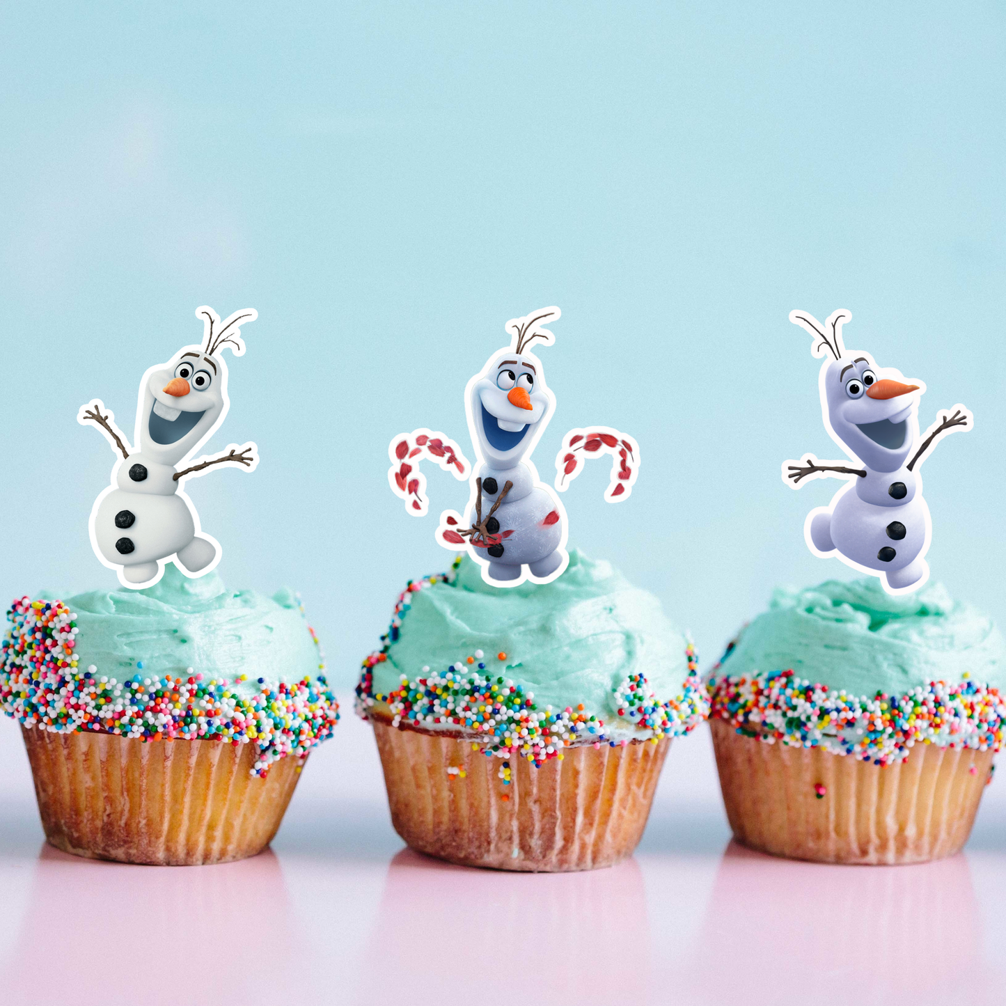 Printable Olaf Cupcake Toppers