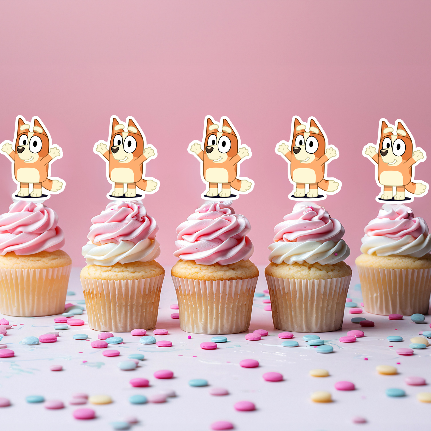 Printable Bluey Cupcake Toppers