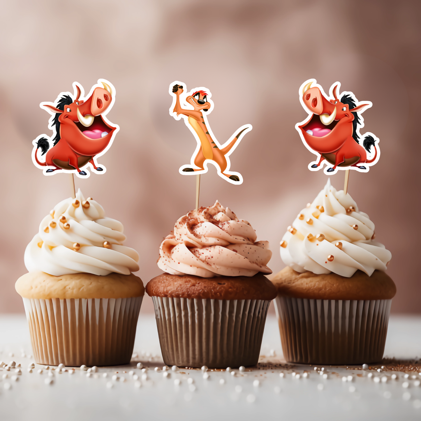 Printable Lion King Cupcake Toppers – Digital Download