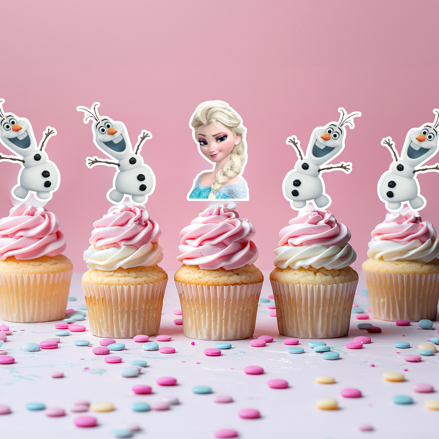 Printable Frozen Cupcake Toppers – Digital Download