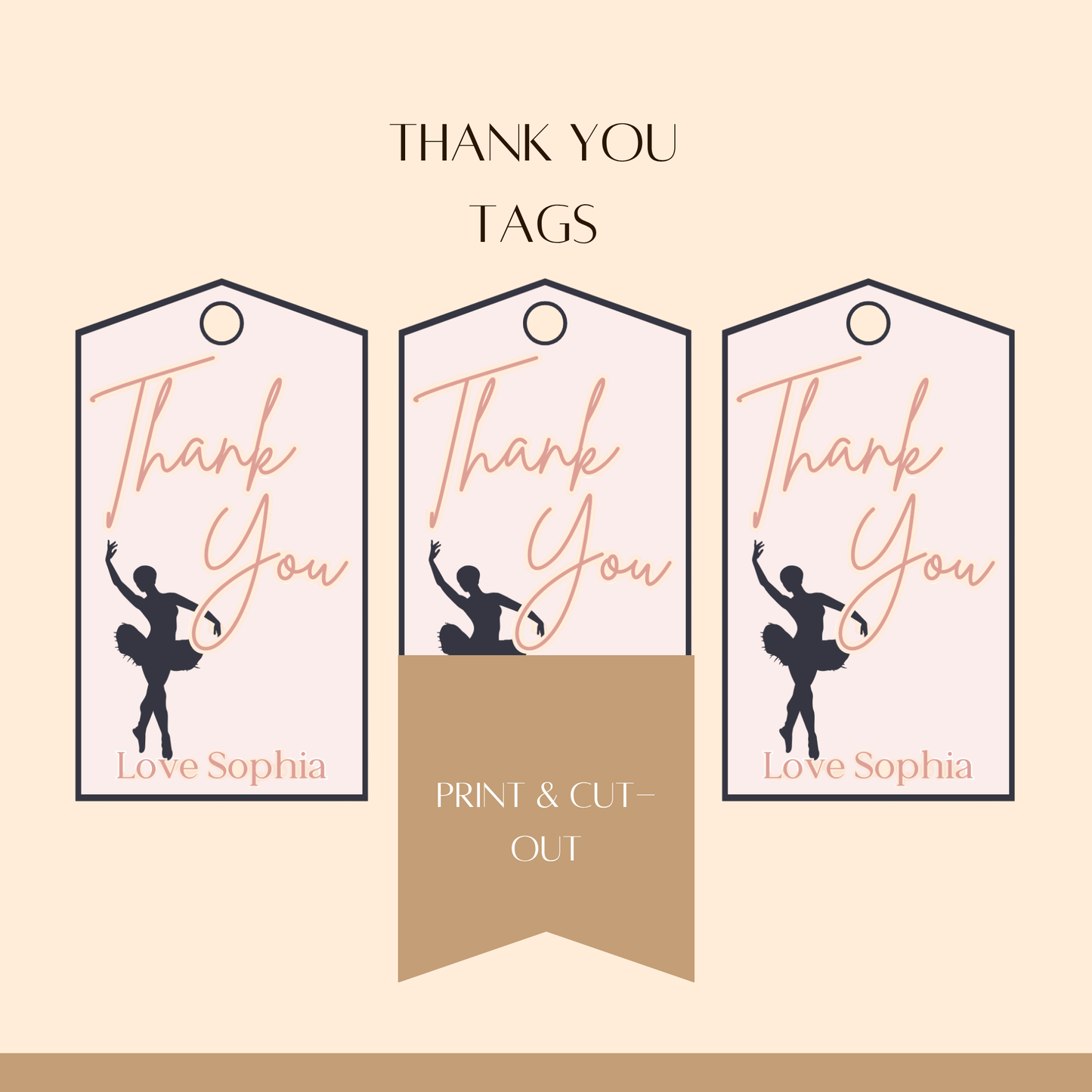 "Tutu Cute" Birthday Invitation Template