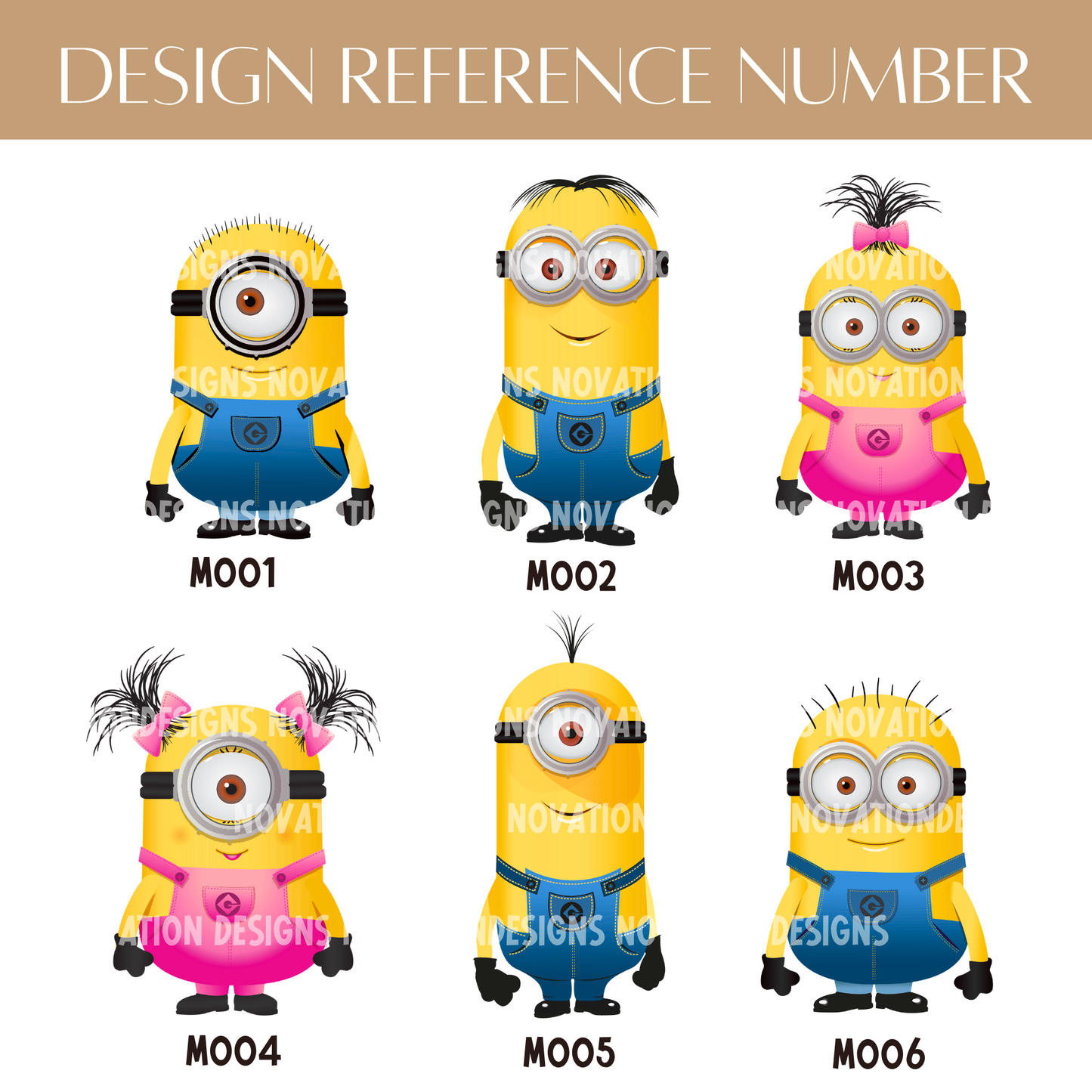 Custom Face Minions Cupcake Topper
