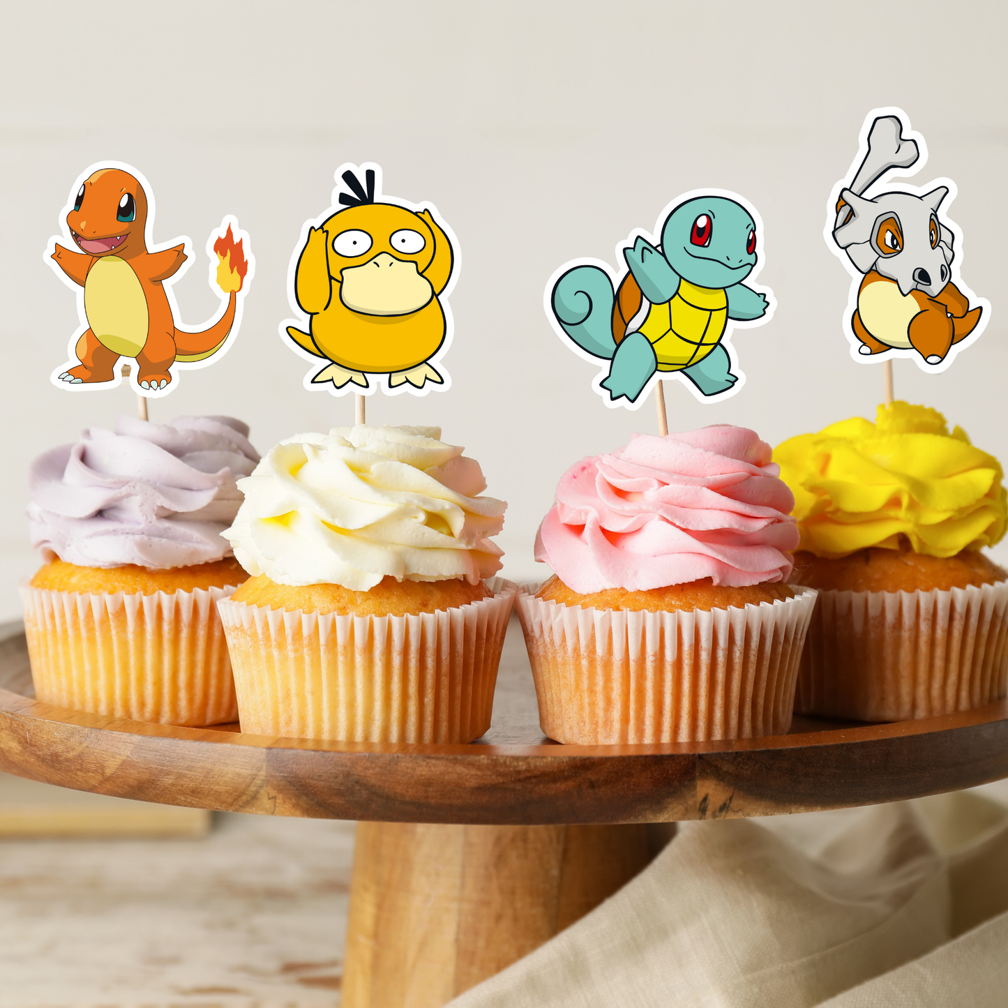 Printable Pokémon Cupcake Toppers