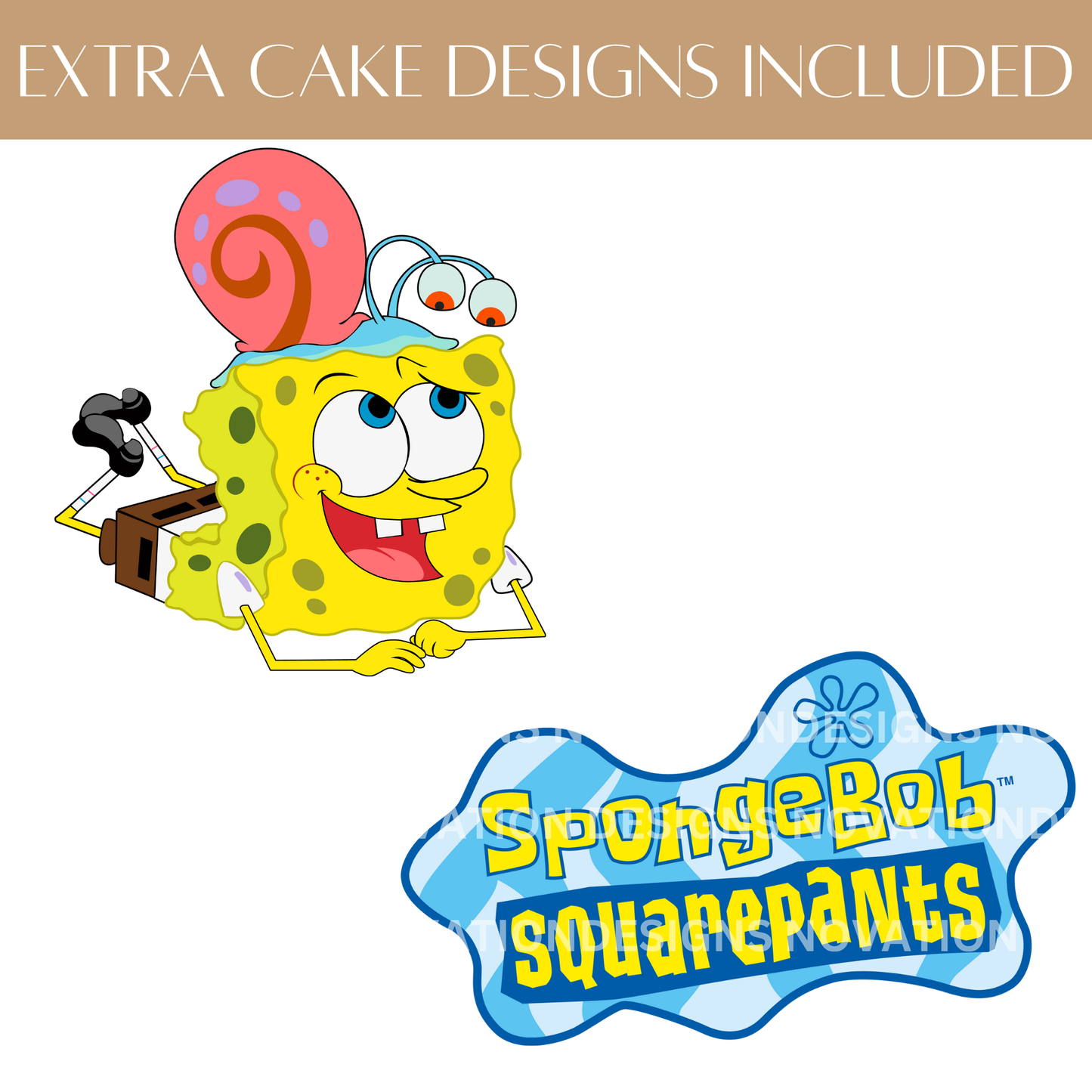 Printable Sponge Bob Cupcake Toppers