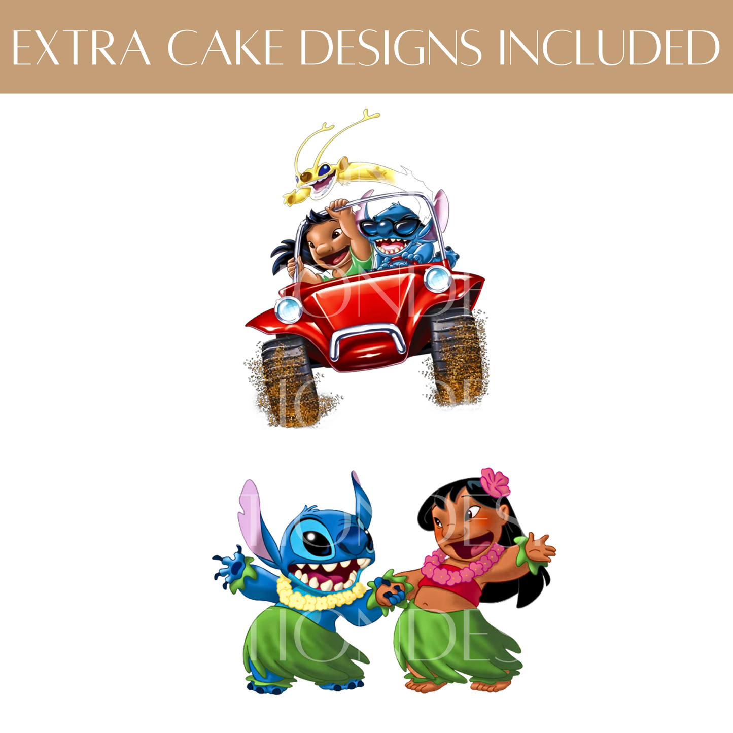 Printable Lilo & Stitch Cupcake Toppers