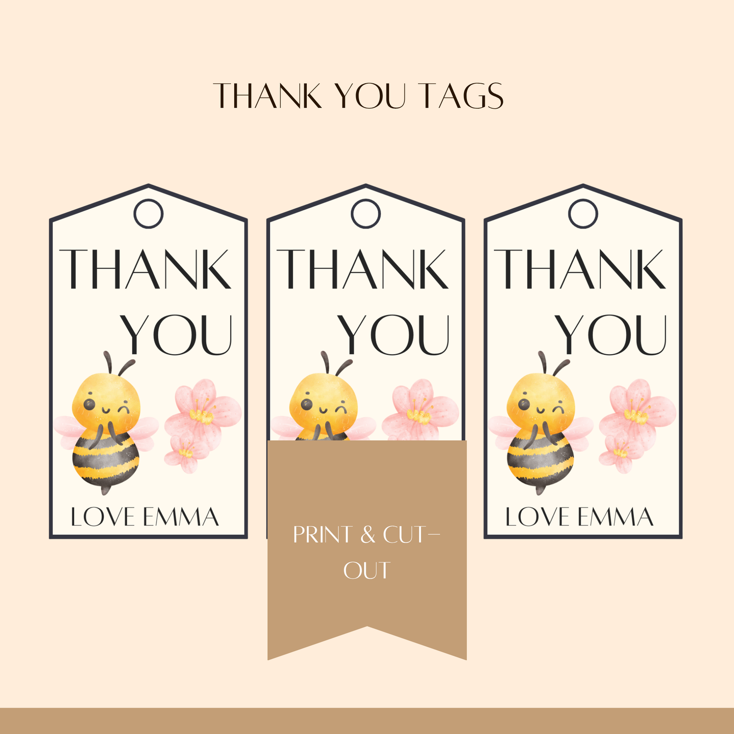 "Sweet to Bee" Themed Birthday Invitation Template