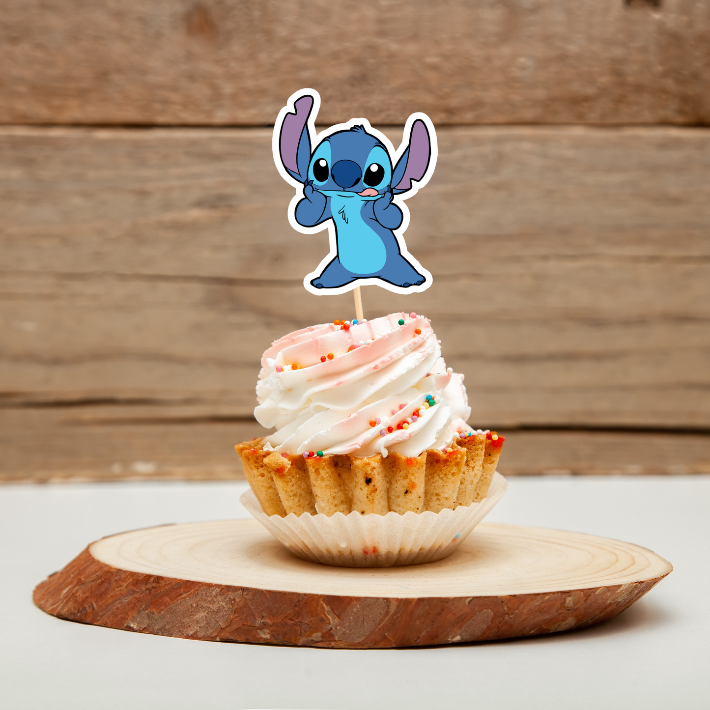 Printable Stitch Cupcake Toppers – Digital Download