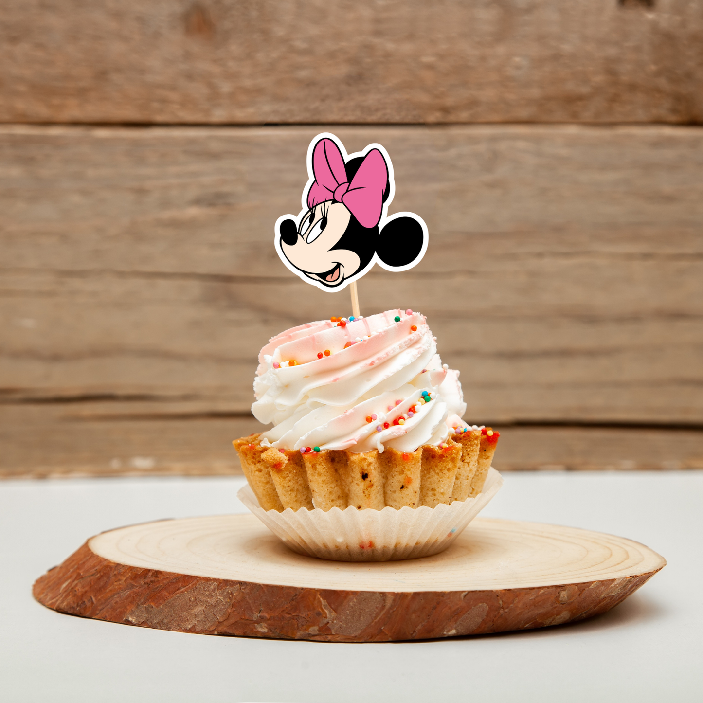 Minnie Mouse Cupcake Toppers