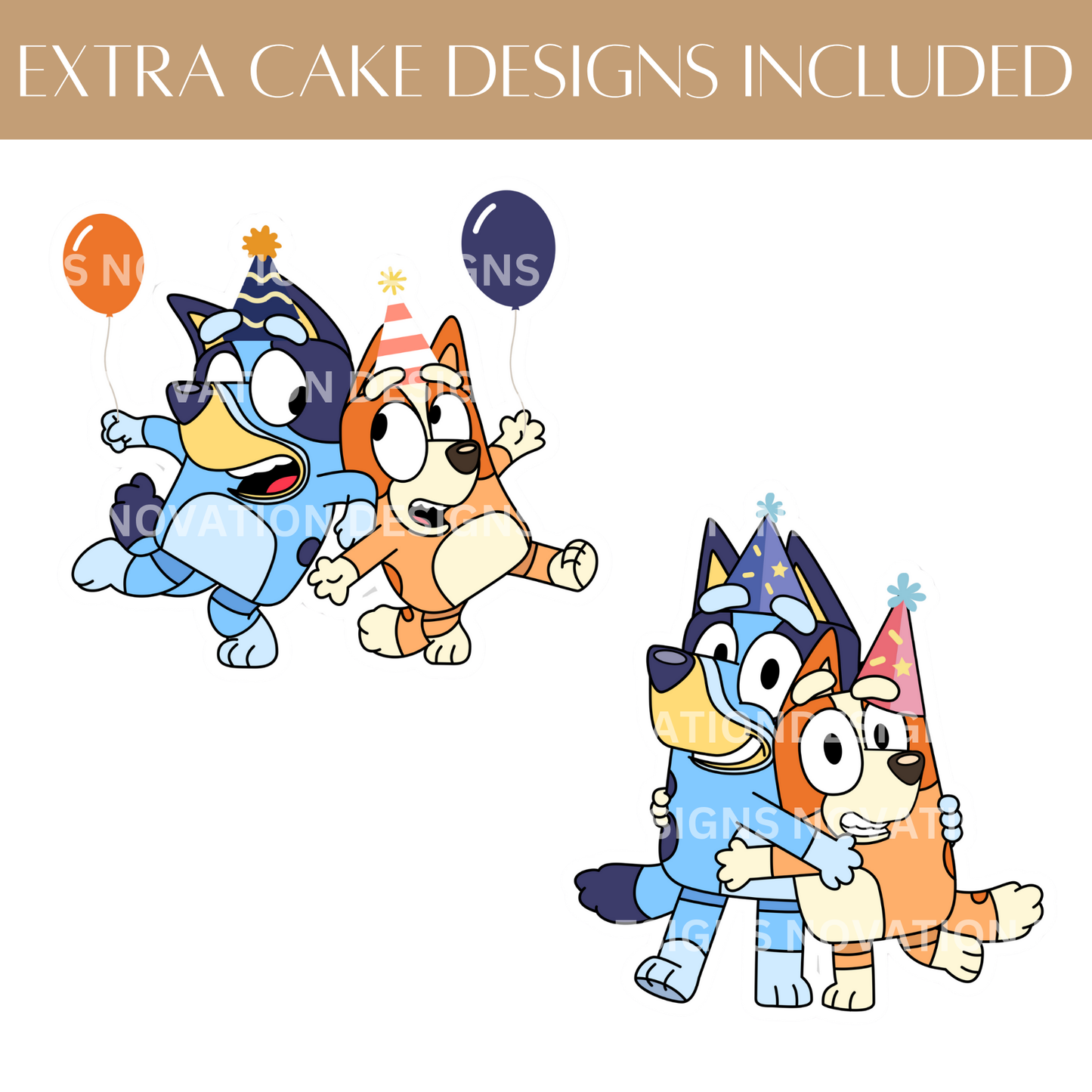 Printable Bluey Cupcake Toppers