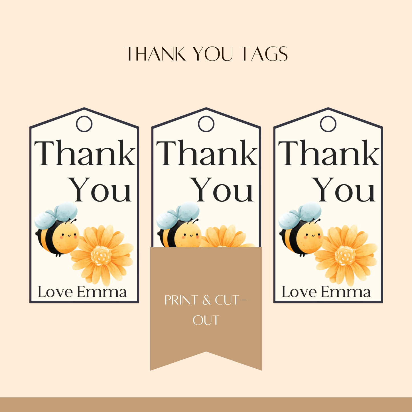 "Sweet to Bee" Birthday Invitation Template