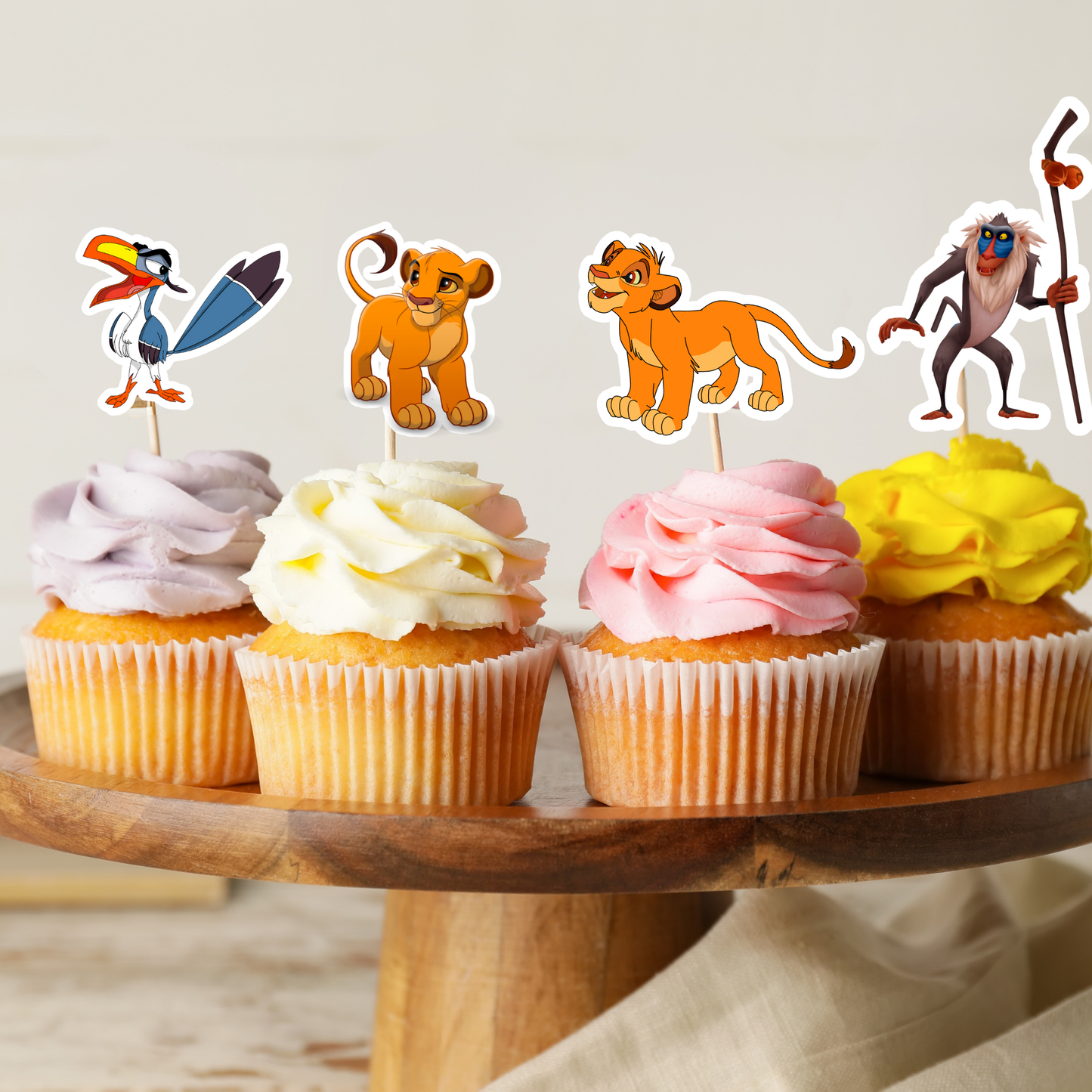 Printable Lion King Cupcake Toppers – Digital Download