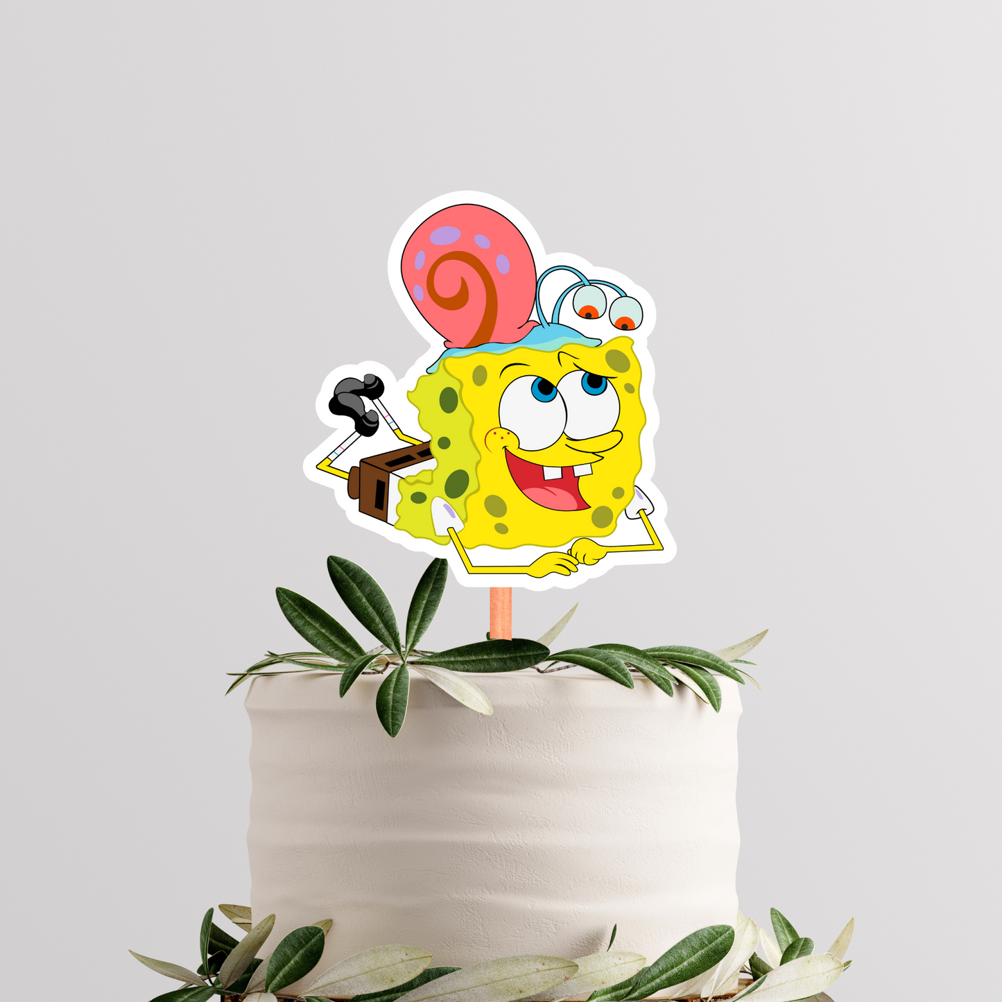 Printable Sponge Bob Cupcake Toppers