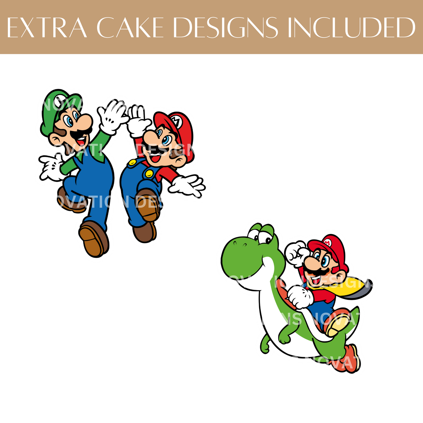 Super Mario Cupcake Toppers