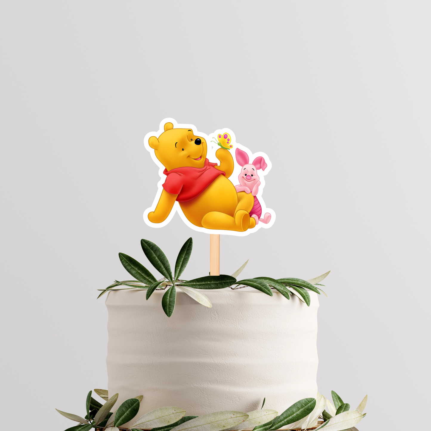 Printable Winnie the Pooh Cupcake Toppers – Digital Download