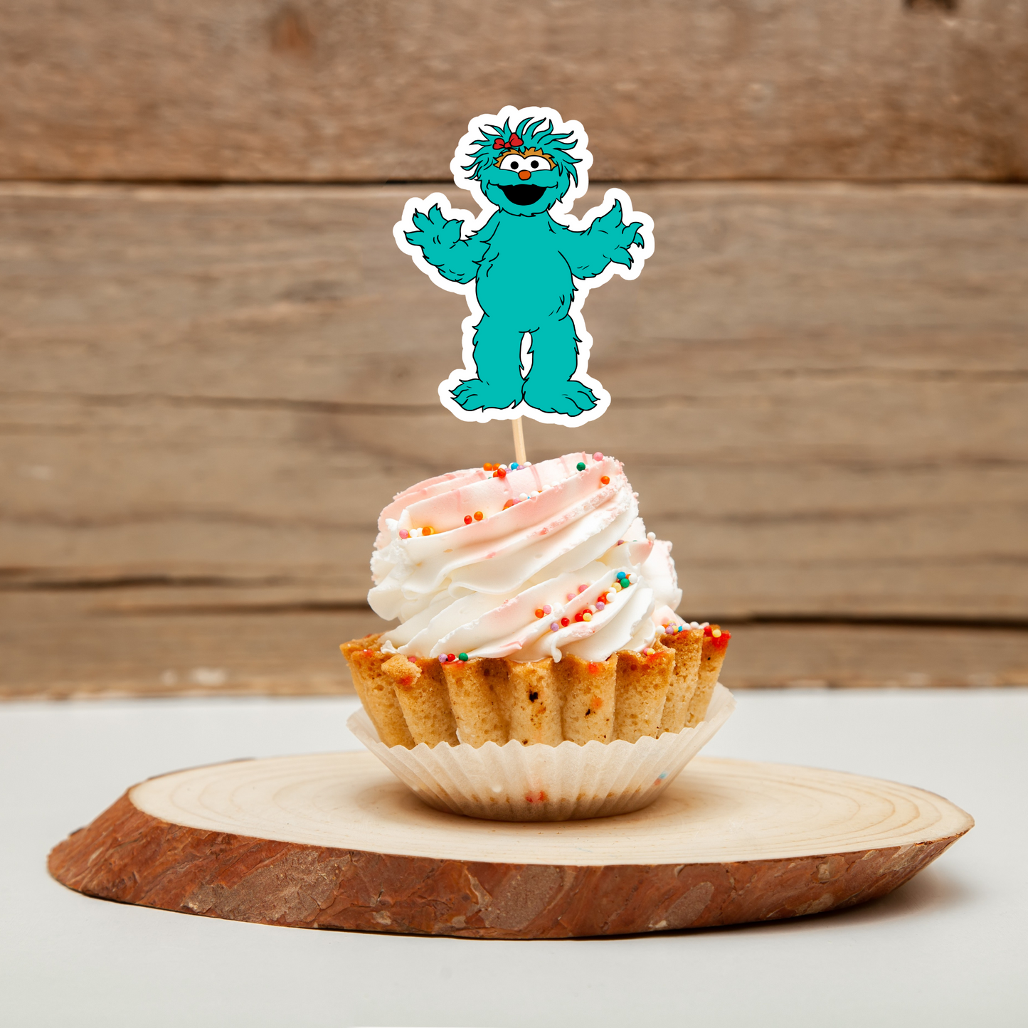 Printable Takalani Sesame Cupcake Toppers – Digital Download