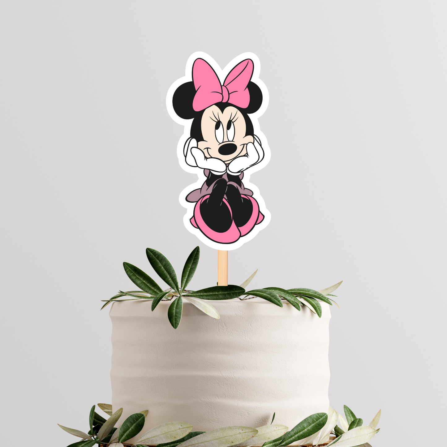 Minnie Mouse Cupcake Toppers