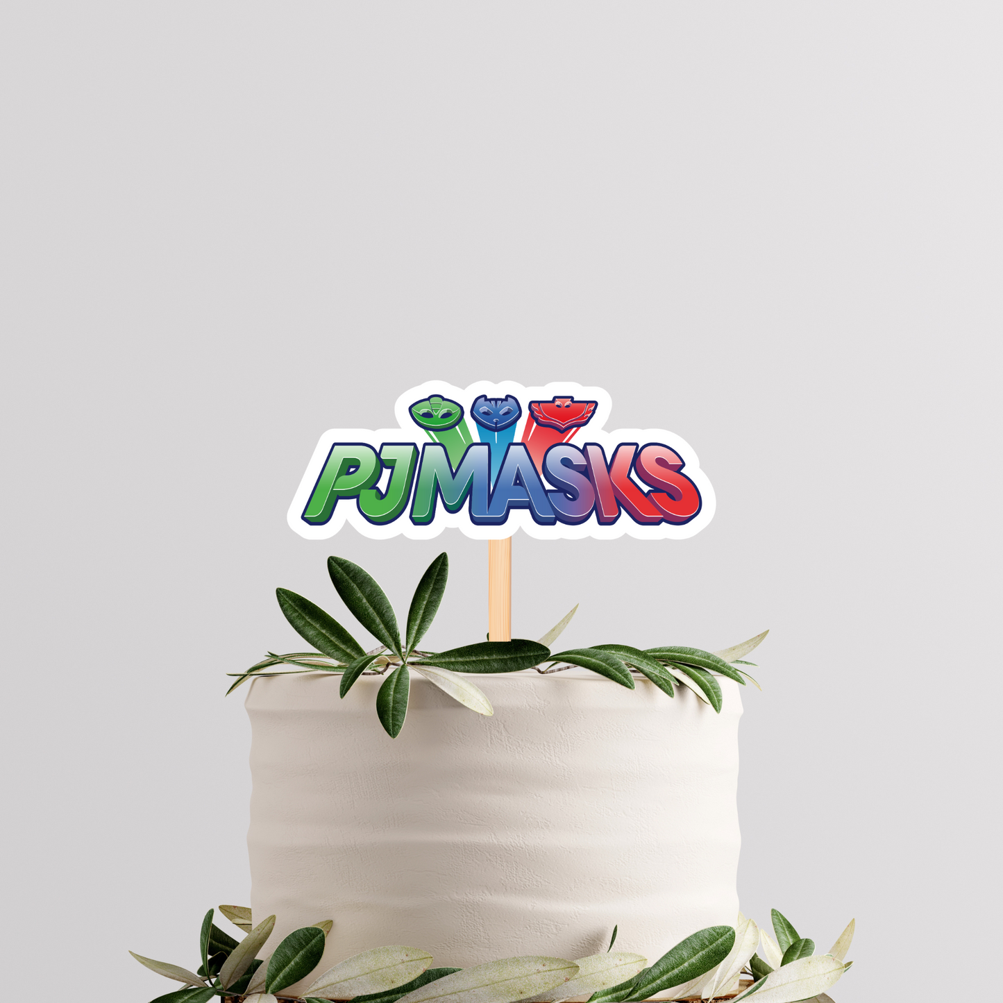 Printable PJ Masks Cupcake Toppers