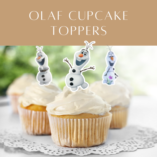 Printable Olaf Cupcake Toppers