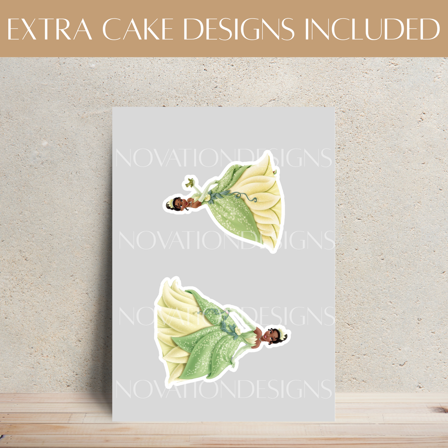 Printable Princess and the Frog Cupcake Toppers – Digital Download