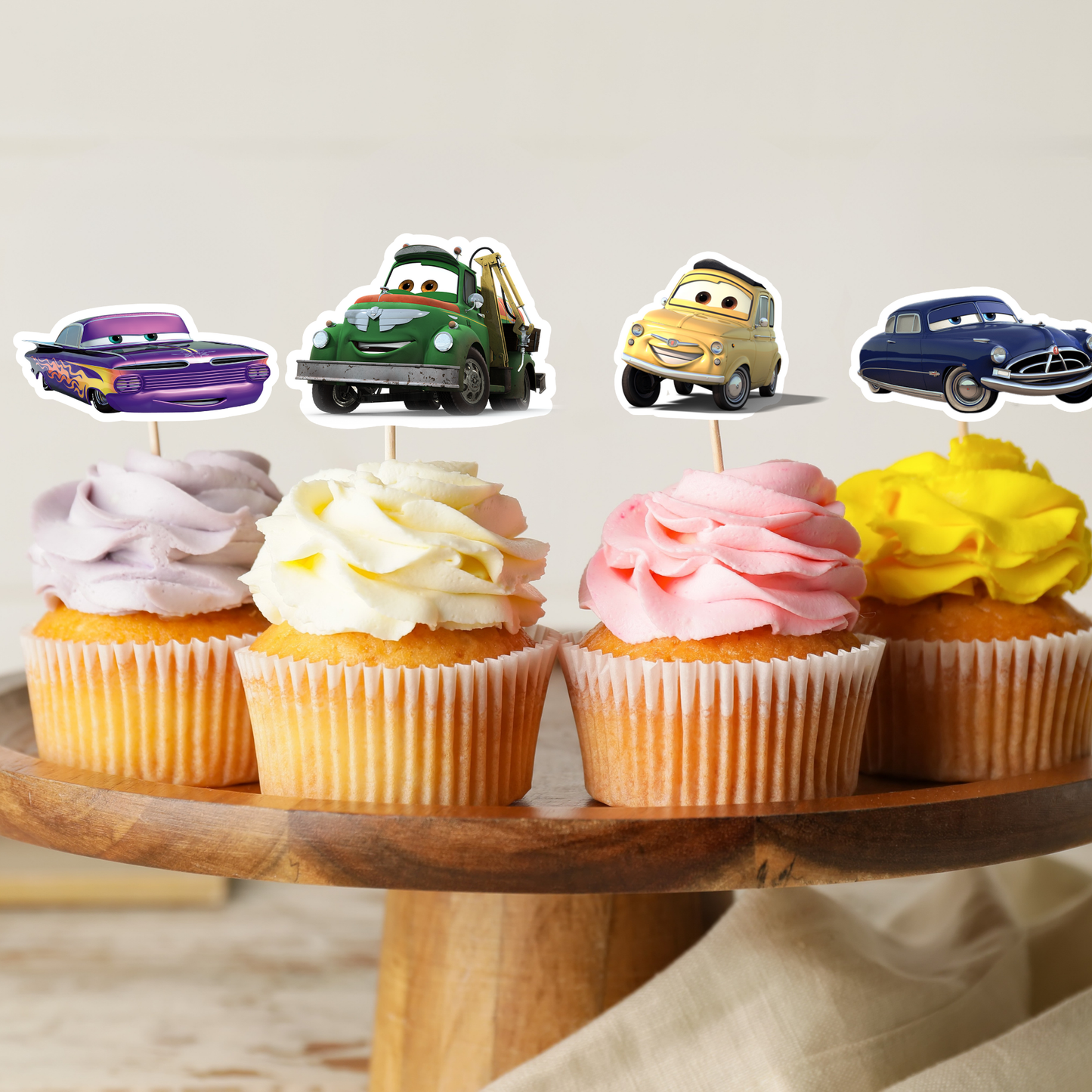 Disney Cars Cupcake Toppers