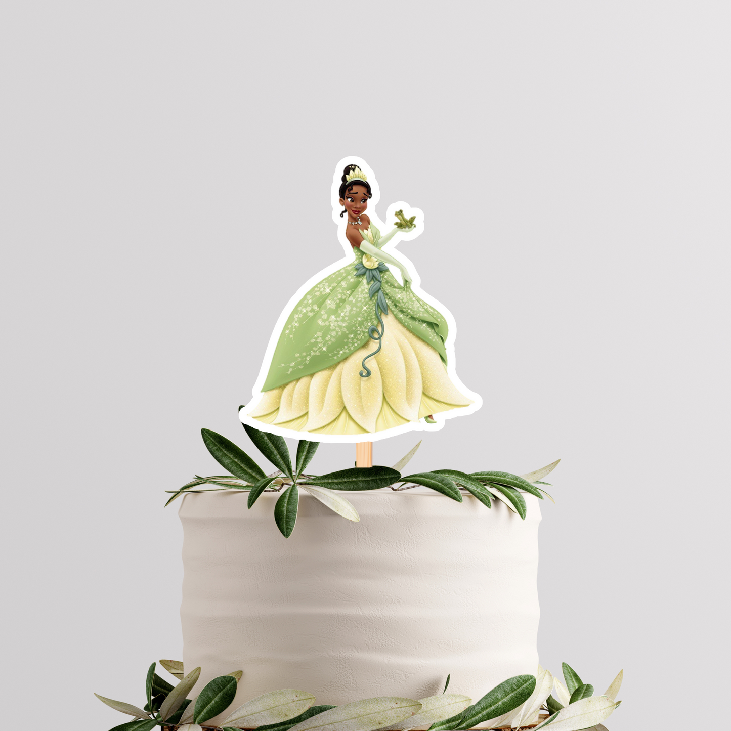 Printable Princess and the Frog Cupcake Toppers – Digital Download